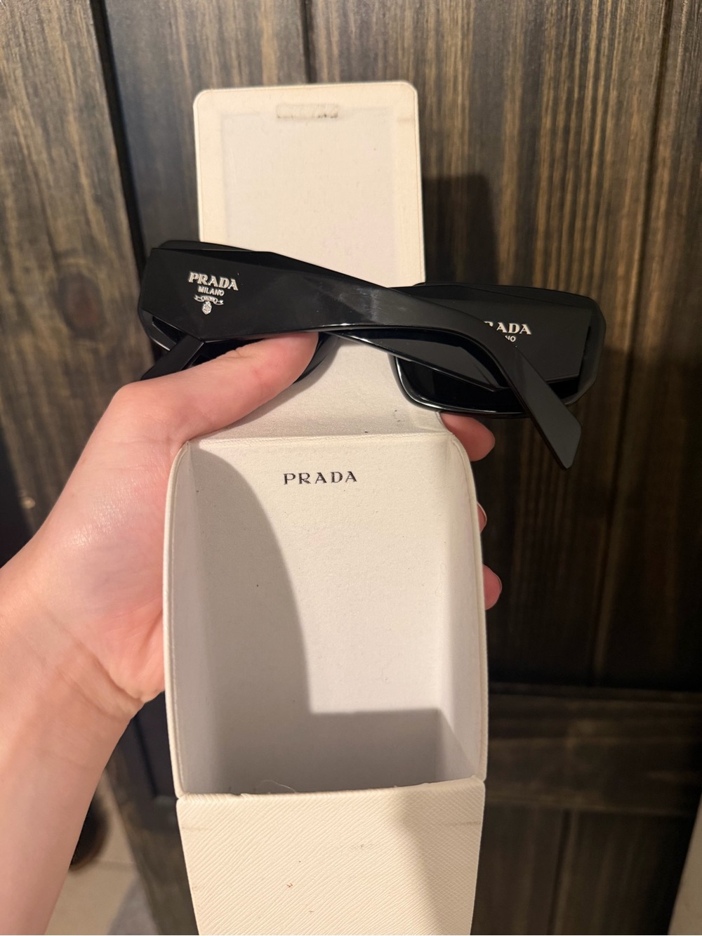 Authentic Prada Black Gloss Women's Sunglasses